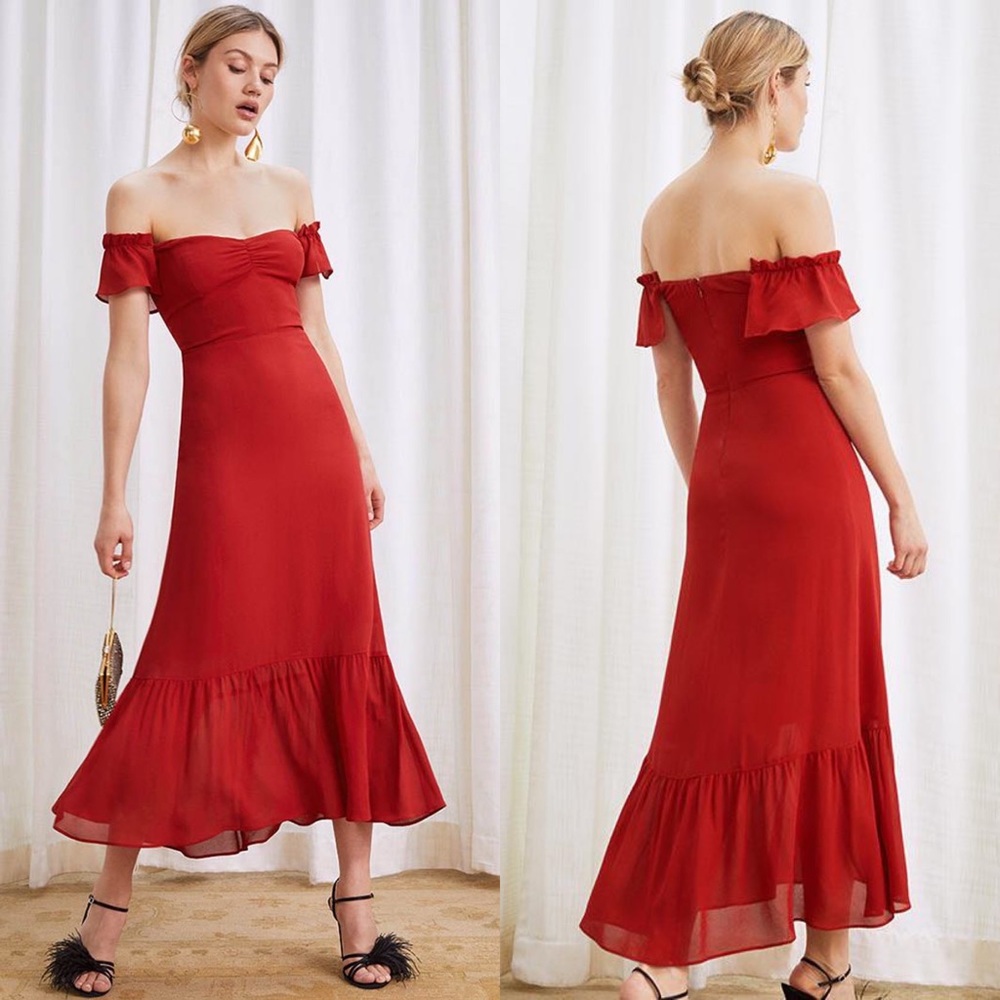 Reformation Butterfly Dress 10